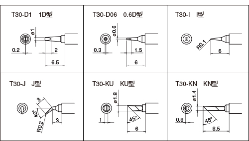 HAKKO FM - 2032专用尖端T30系列